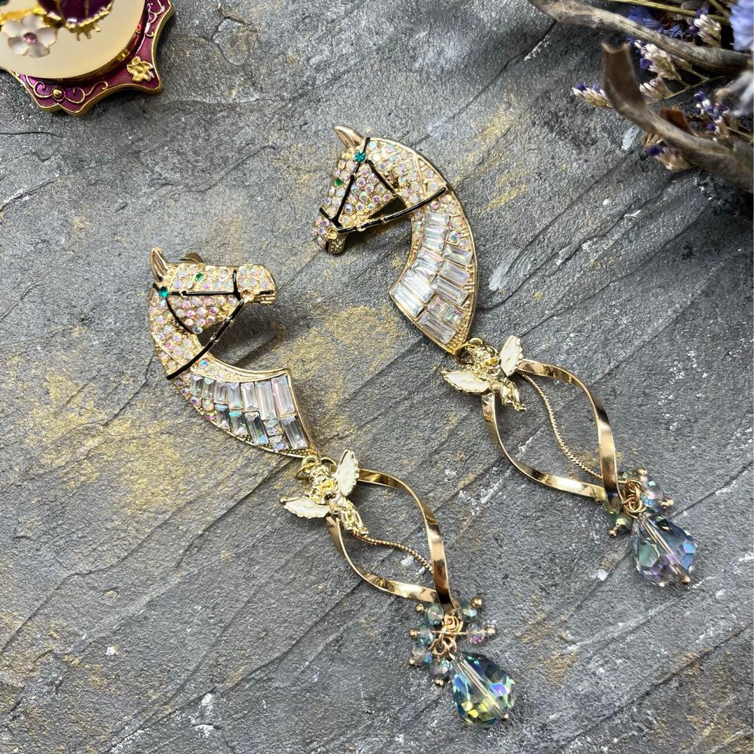 K14WG イヤリング カン付き 空枠 ニッケルフリー 14金 DIY