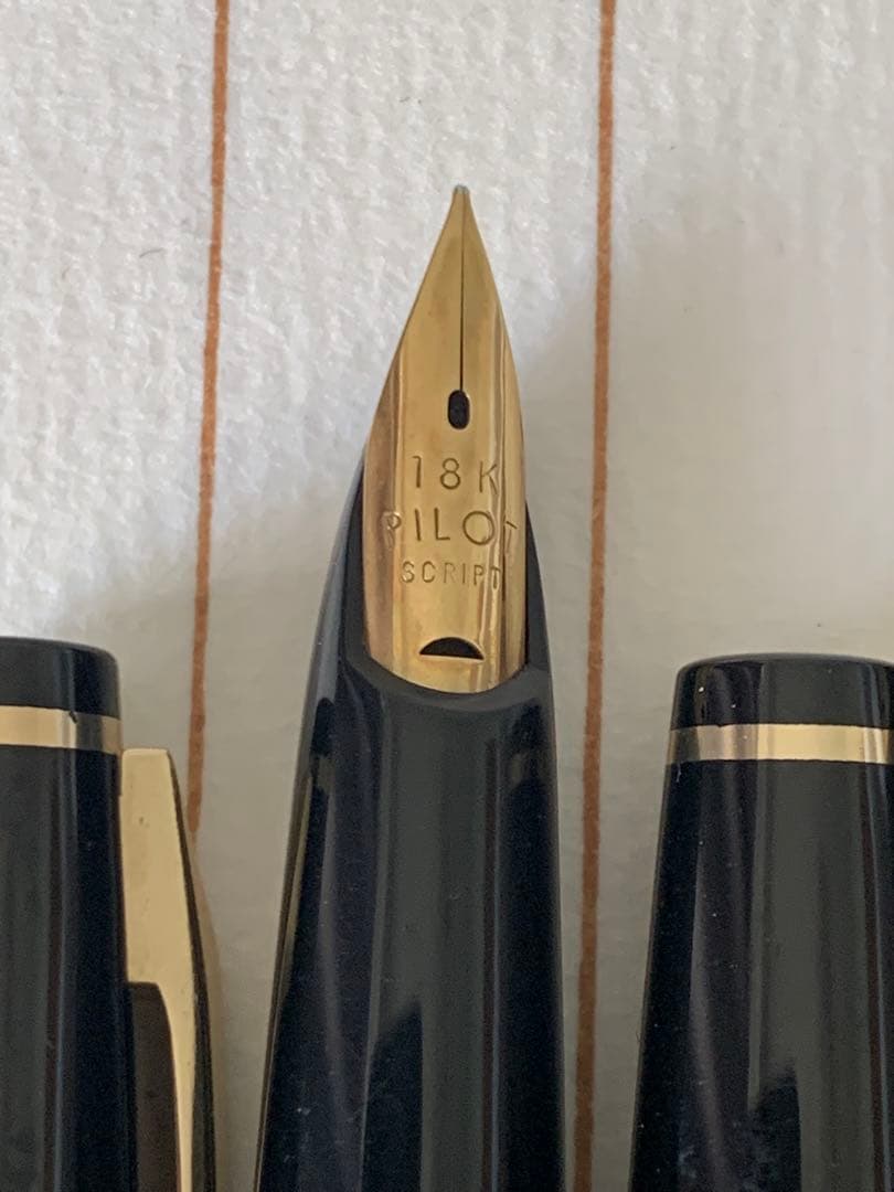 パイロット Elite 18Kペン先 万年筆 4本セット