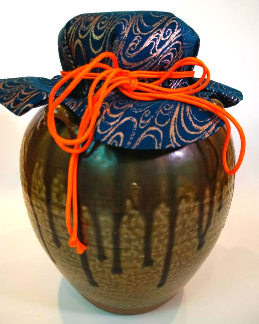 茶道具】信水造 丹波 飾壷