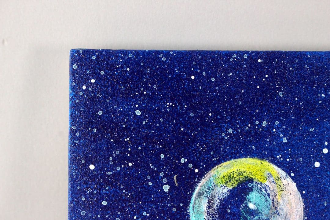 No5298 額装　深津静男　「ドリームキャット I」　油彩画4号　送料無料