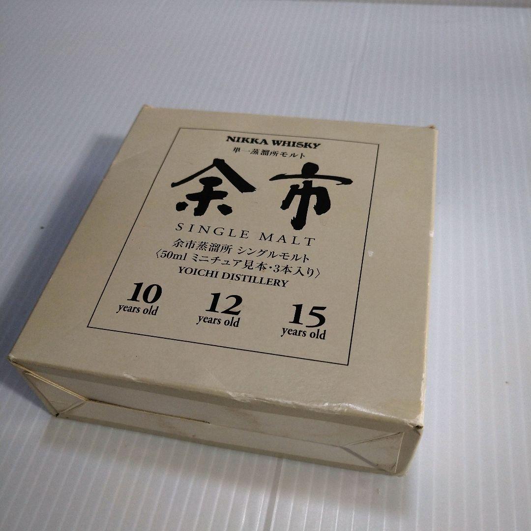 余市 ニッカウヰスキー シングルモルト ミニチュアボトル 余市 ニッカ