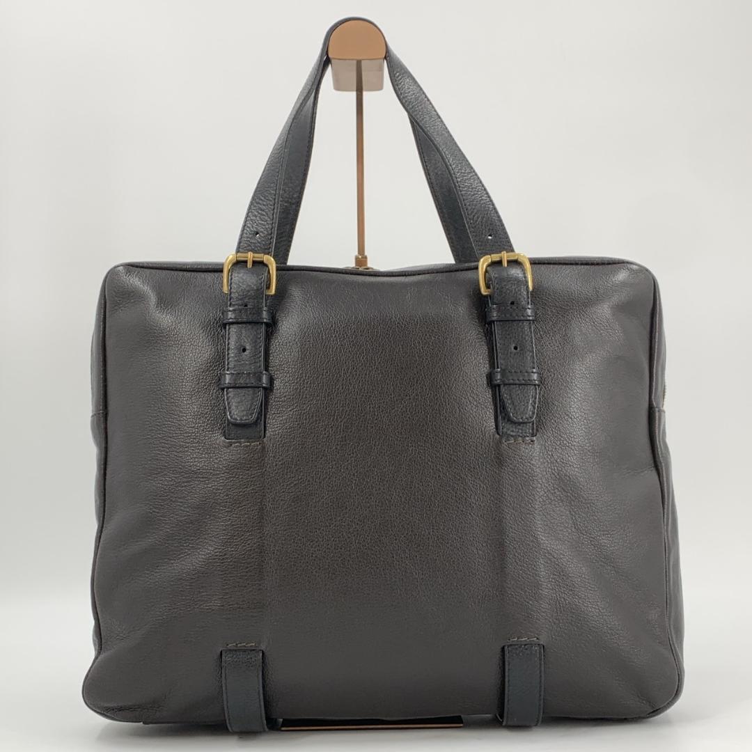 ダンヒル ENDEAVOUR エンデバー ビジネスバッグ ブリーフケース 焦茶