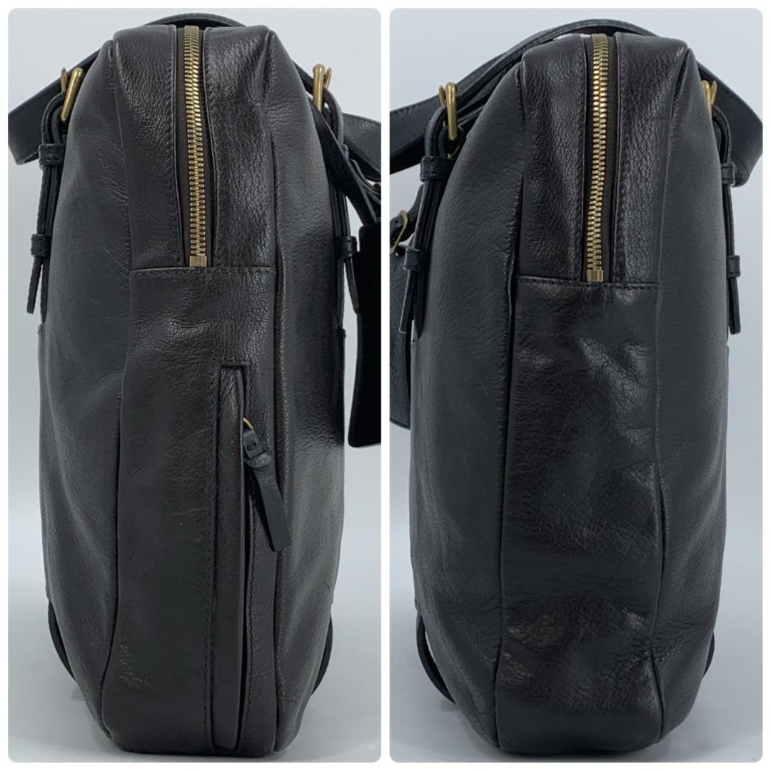 ダンヒル ENDEAVOUR エンデバー ビジネスバッグ ブリーフケース 焦茶