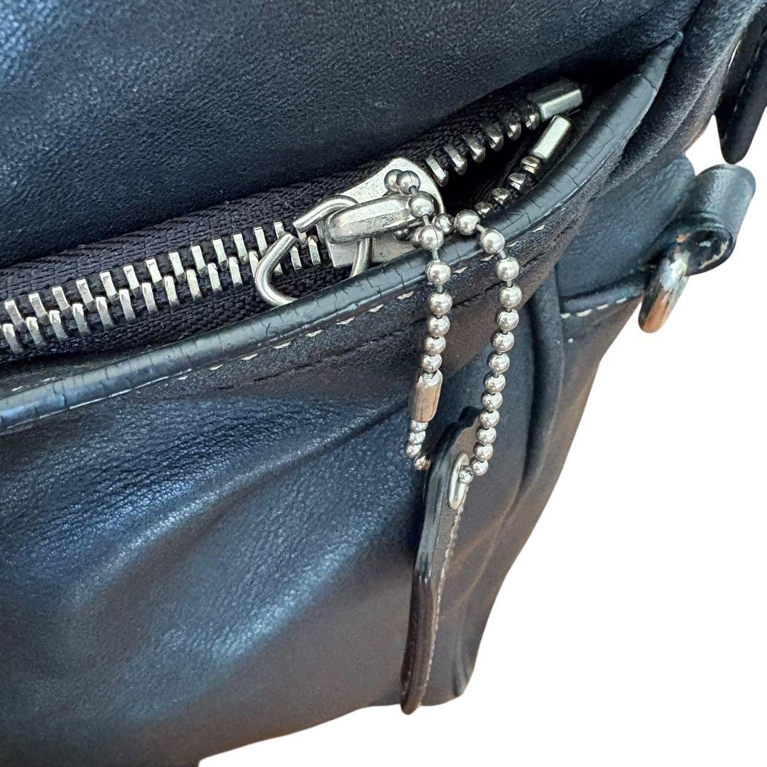 COACH レガシー オールレザー　2WAY大型　ビジネスバッグ　A4 ブラック