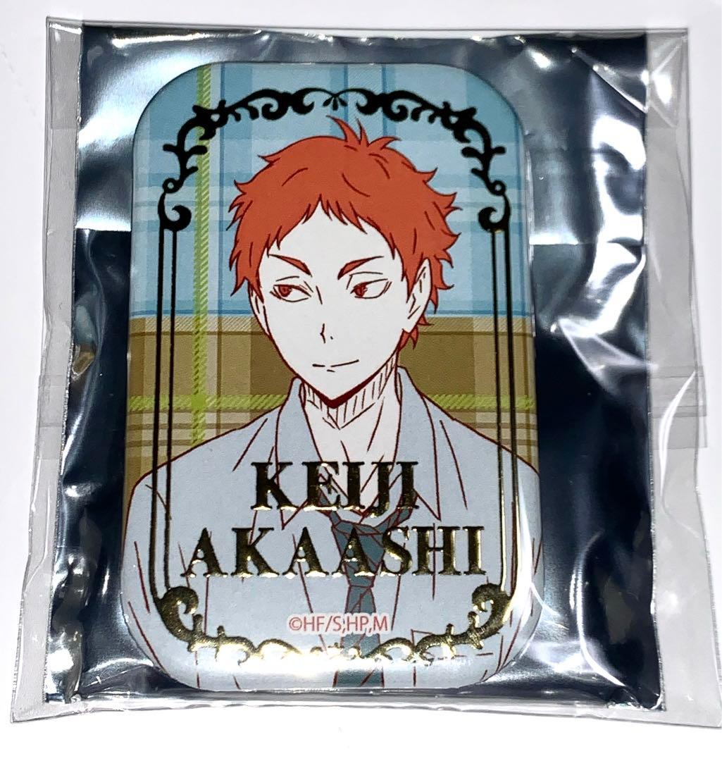 ハイキューセブンネット限定スクエア缶バッジ2点セット赤葦