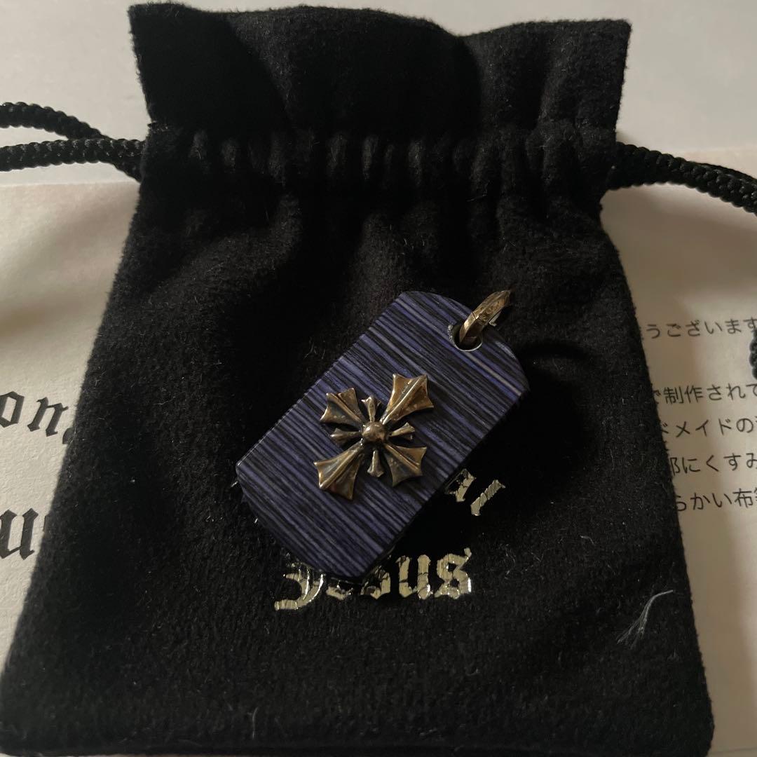 氷室京介 Personal Jesus ウッドクロス ペンダントネックレス - メルカリ