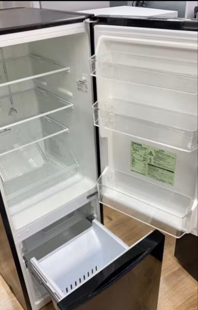 TOSHIBA GR-M15BS(K) 冷蔵庫 153L