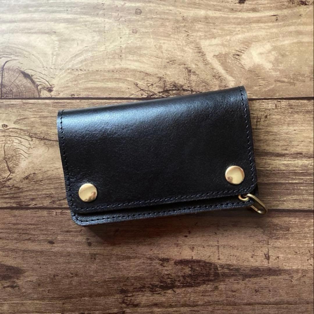 【なー！！断捨離中！】ミドルトラッカーウォレット【お札を折らずに収納】