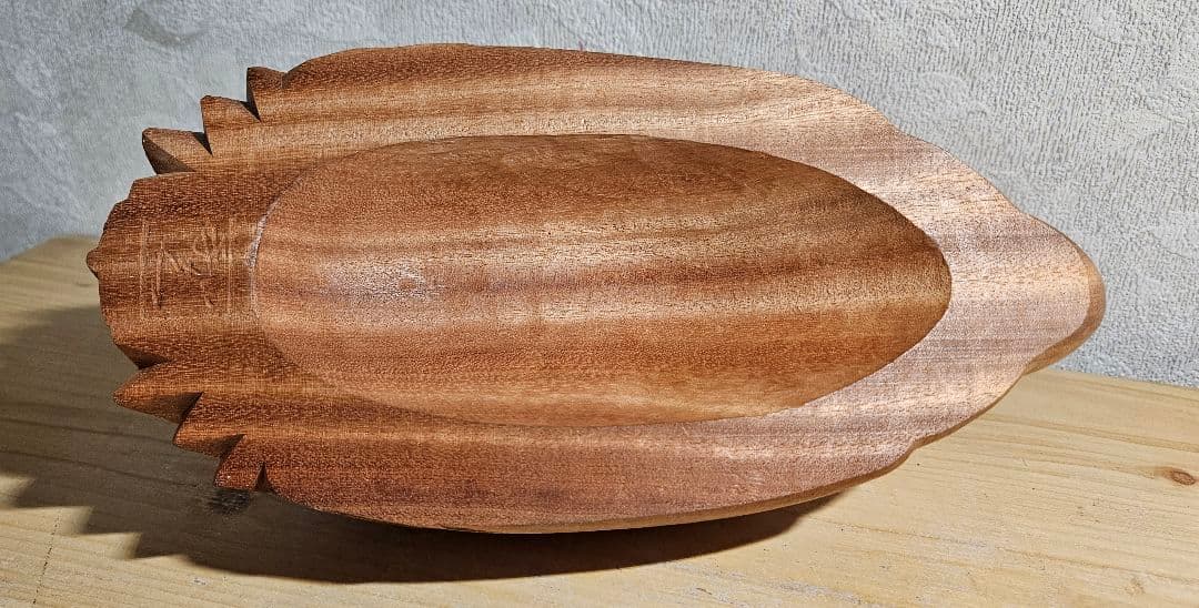 名工 井波彫刻 川原和夫作 木彫 『鶴』骨董品 アンティーク