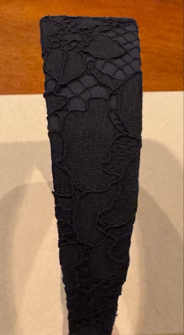 miumiu レースカチューシャ（ブラック）