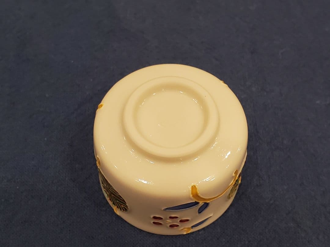 中村翠嵐 交趾焼 杯 共箱あり