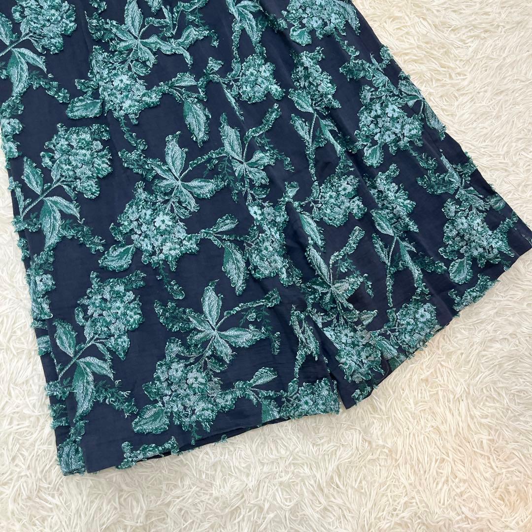 BEARDSLEY ジャガード サルエル パンツ ゴム 刺繍