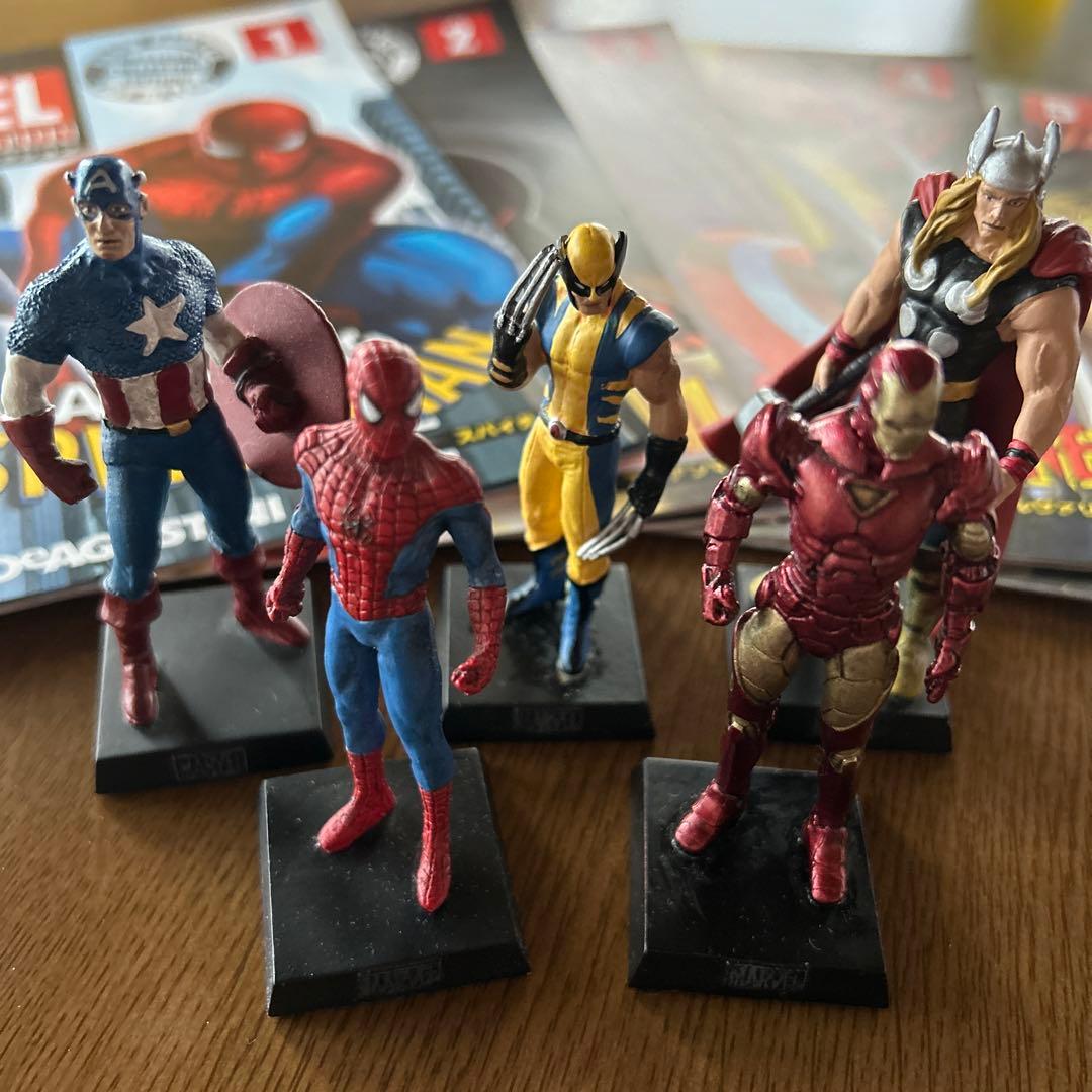 DeAGOSTINI MARVEL マーベル マガジン フィギュア 5体SET - メルカリ