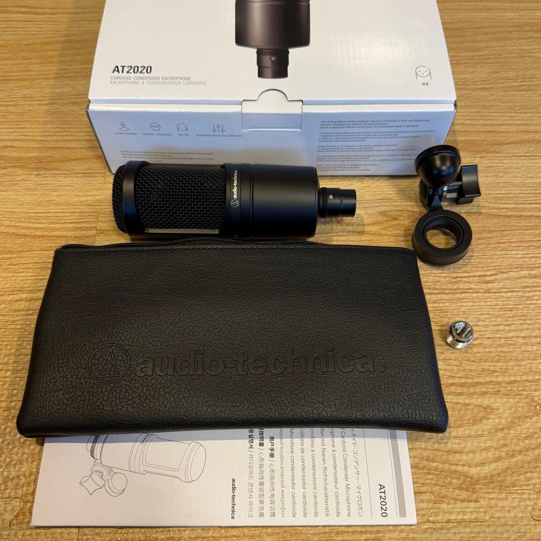 audio-technica AT2020 コンデンサーマイク 【新品・未使用】