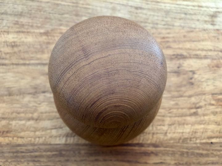 茶筒 茶道具 天然木 義雄作