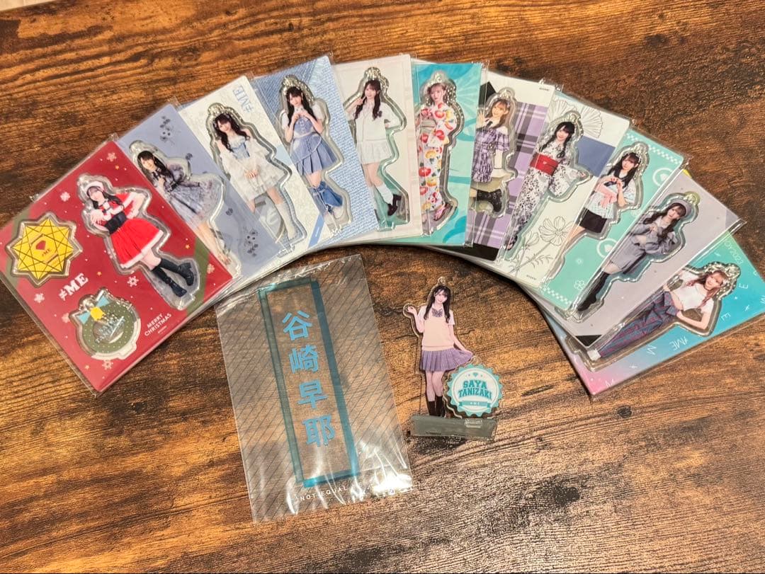 谷崎早耶 アクスタ まとめ売り 12個 未開封＋開封済み ペンライトフィルム