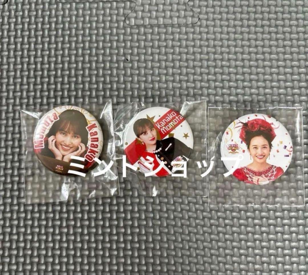 【未使用】レア　限定グッズ　ももいろクローバーZポーチ、ストラップ、缶バッジ