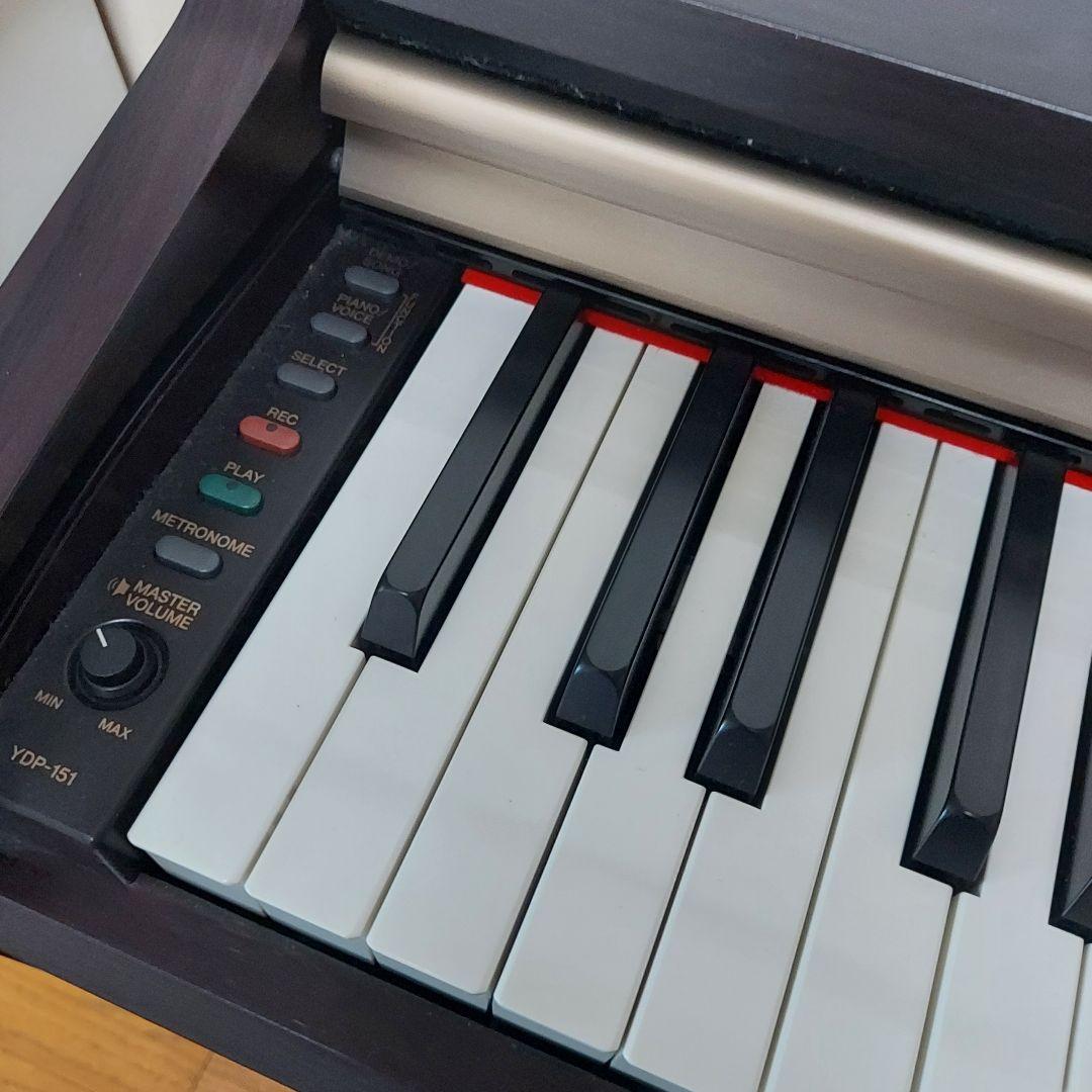 YAMAHA 電子ピアノ YDP-151 美品 椅子付き ※直接引き取り希望 YAMAHA