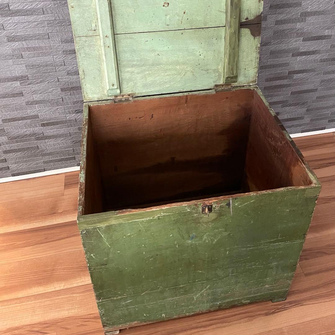 青山の人気家具店kino【レア1点物】フランス アンティークヴォレー 収納BOX