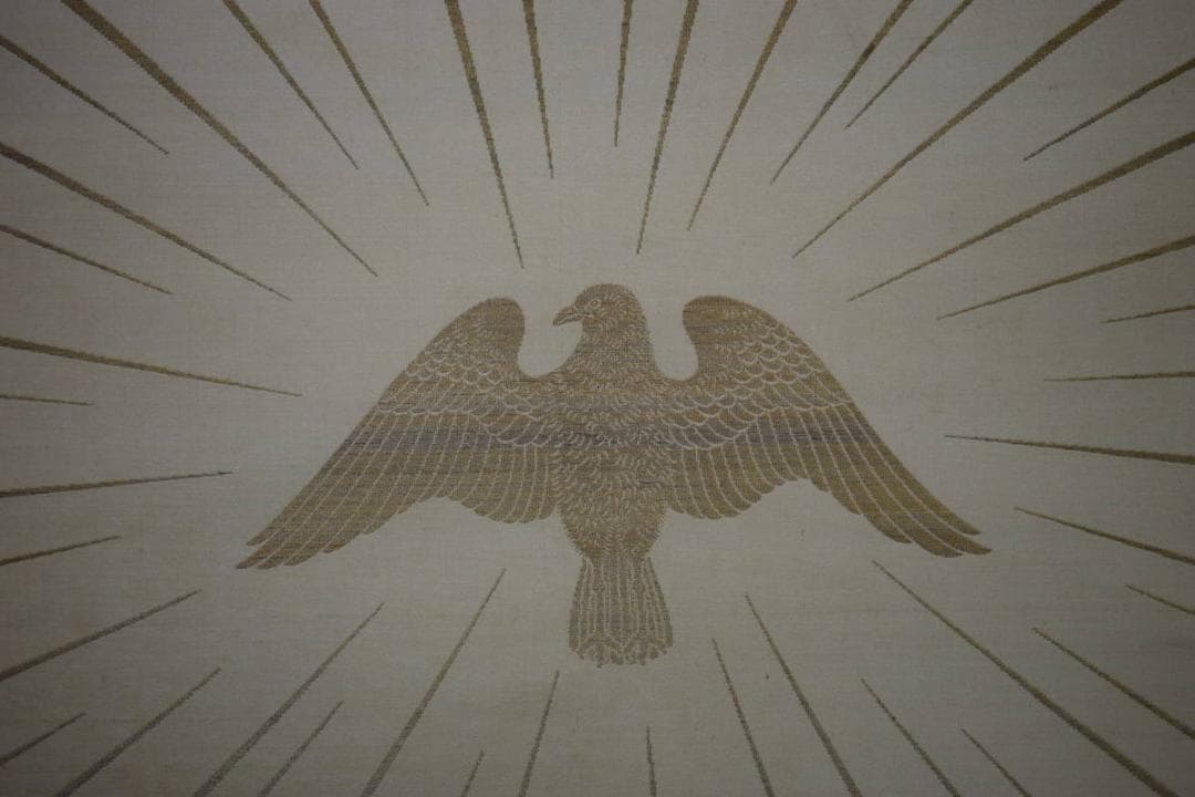 不詳/作者不明/鳩図/織物/布袋屋掛軸HJ-956