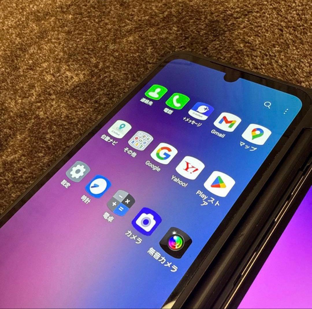あ*】様 LG Dual Screen 画面にひびあり