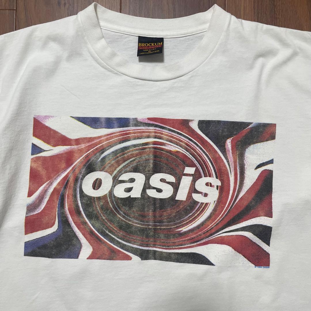 値下げしました】90's oasis UNIONJACK バンドTシャツ XL - メルカリ
