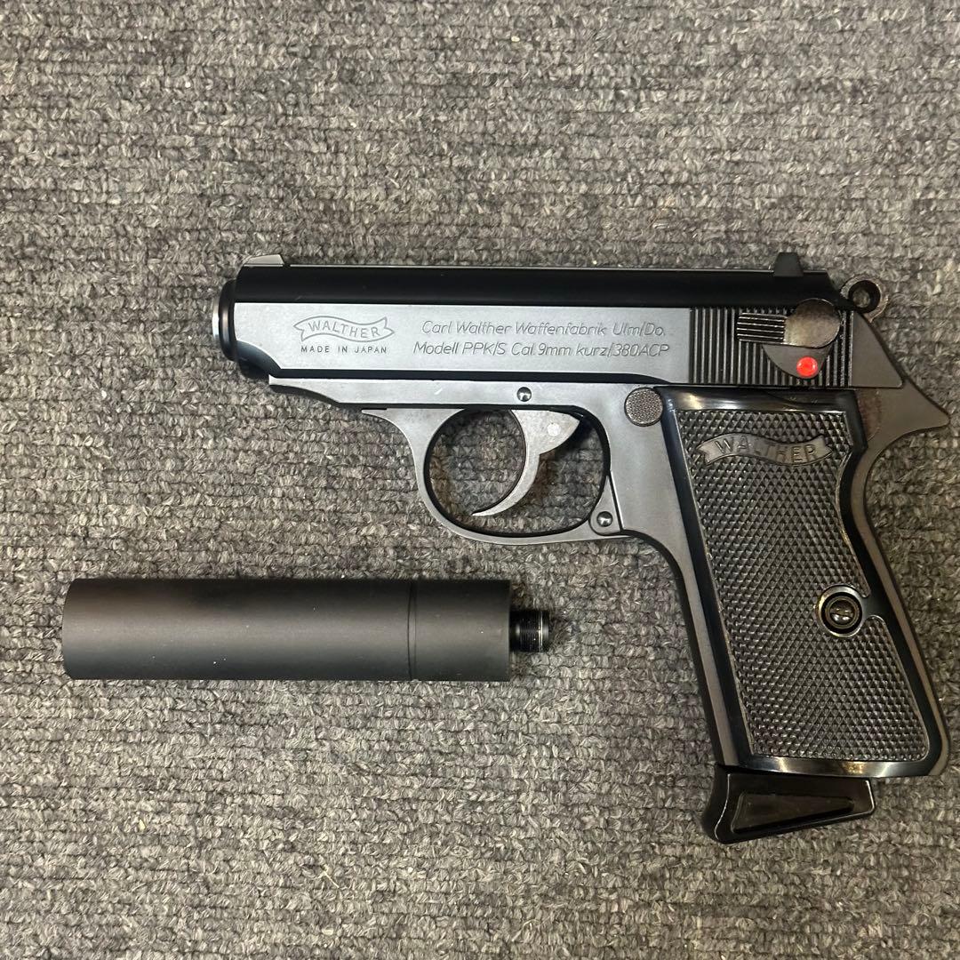 マルゼン Walther PPK/S ガスガン サプレッサー付き