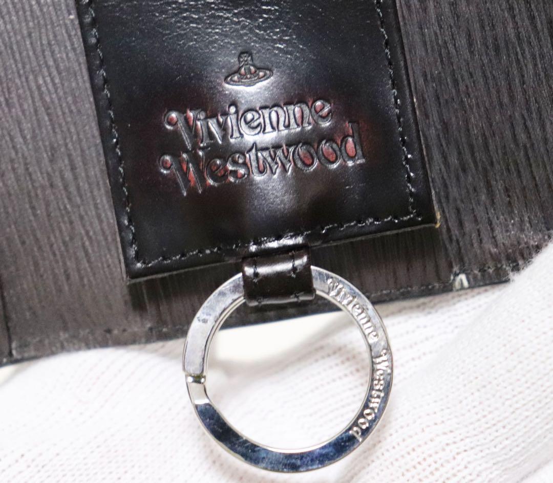 《ヴィヴィアンウエストウッド》箱付新品 アドヴァン加工 レザー5連キーケース