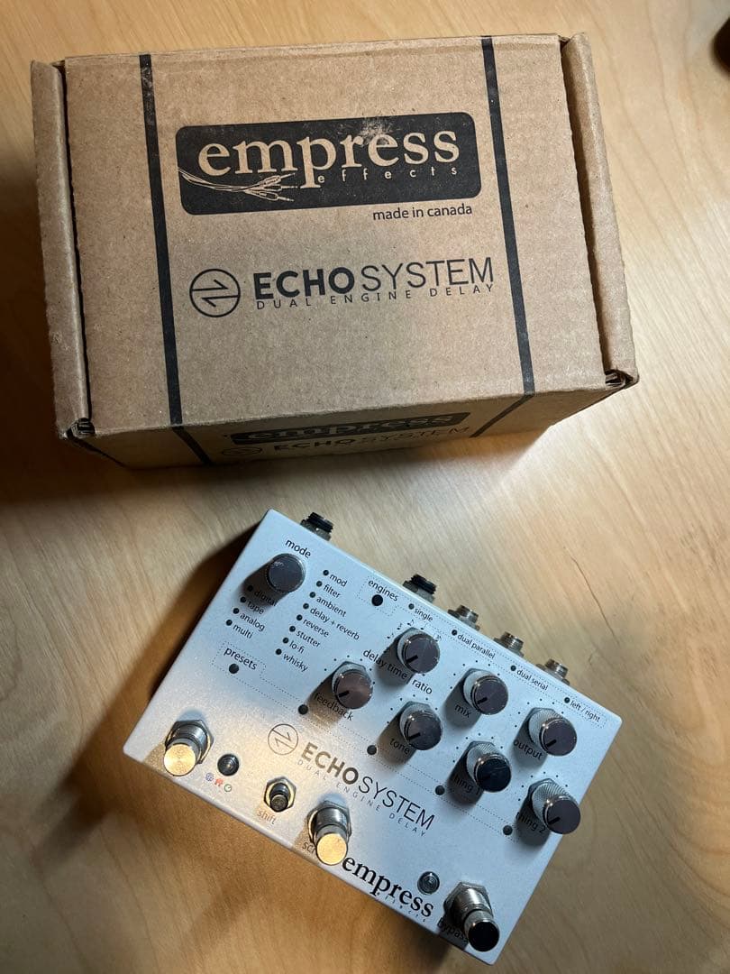 empress ECHO SYSTEM デュアルエンジンディレイ