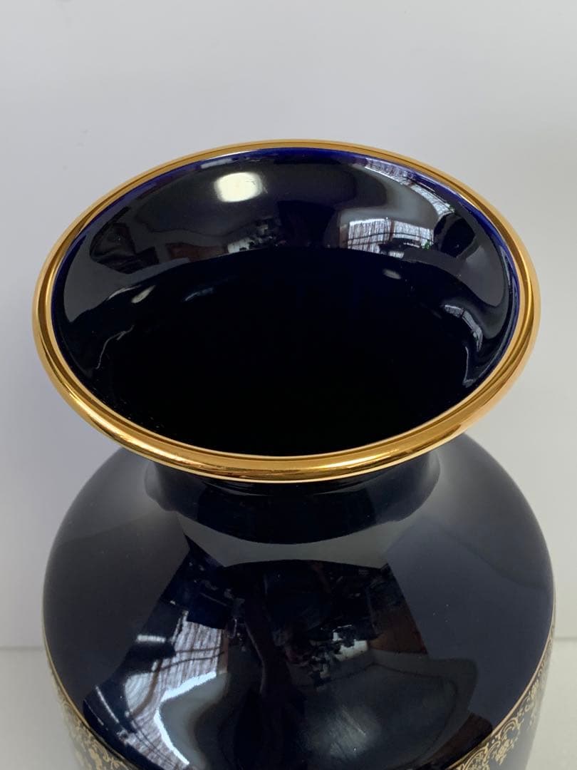 《美品》《送料無料》⭐︎LIMOGES CASTEL フランス製　22金　花瓶♪⭐︎