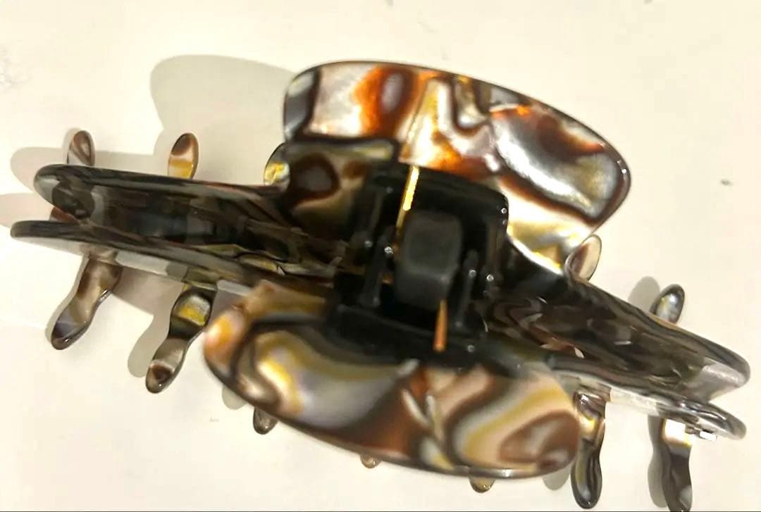 アレクサンドルドゥパリ ヘアクリップ(L) ヘアアクセサリー オニキス