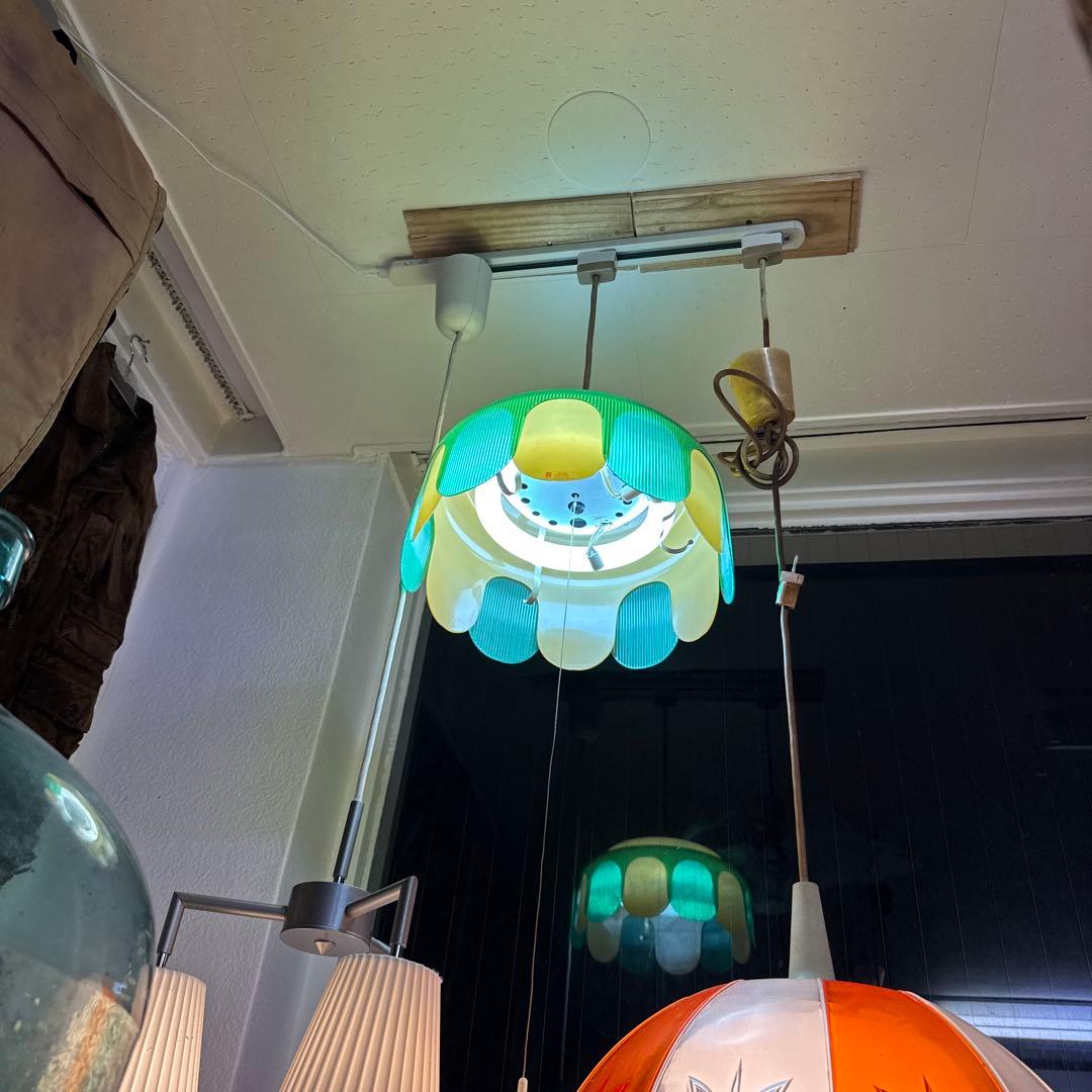 昭和レトロ ペンダントライト 当時物 レトロポップの通販はau PAY