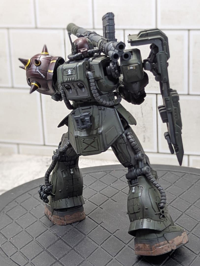 復讐のレクイエム HG MS−06F ザクⅡ FTYPE チャブス機 完成品 - メルカリ