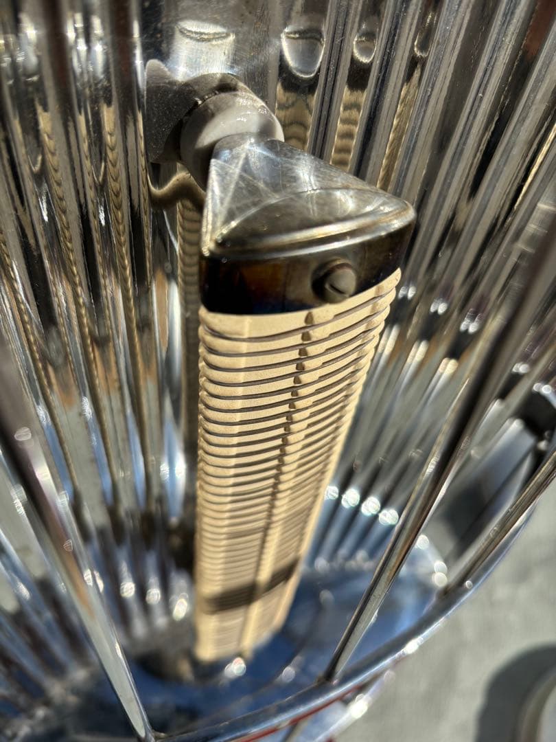 ナショナルの可愛いレトロな三角パネル電気ストーブ 作動品 NATIONAL 希少