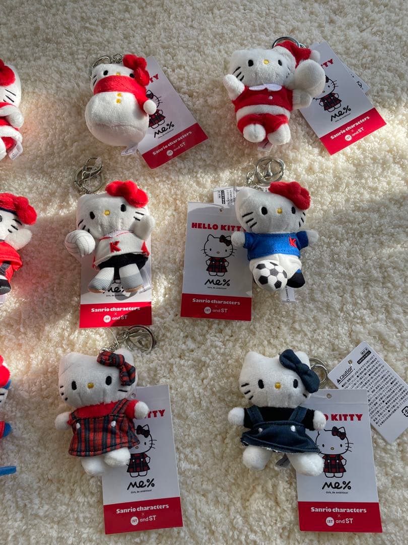 ハローキティ hello Kitty Me% トイキーホルダー 9個セット新品