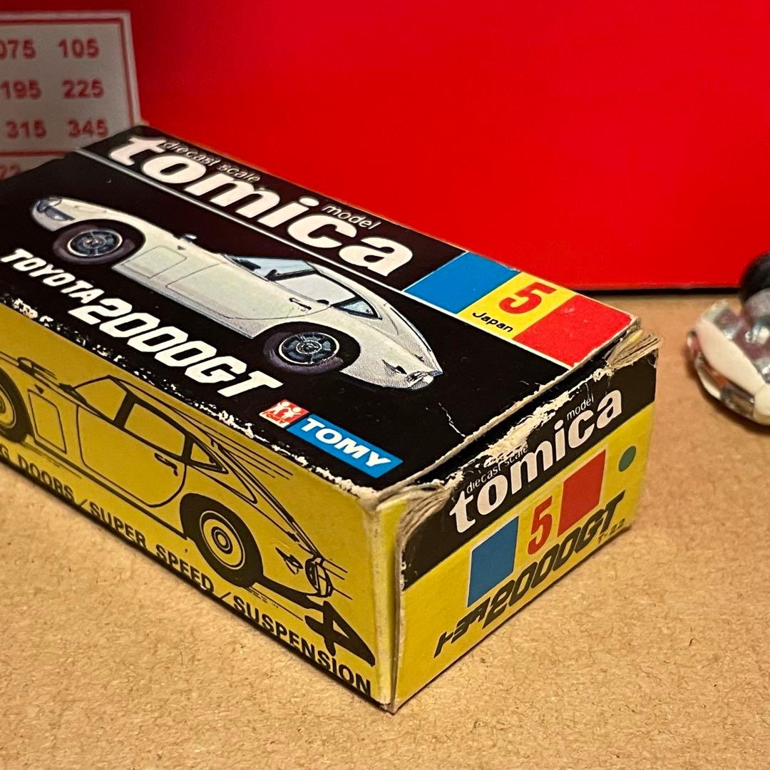 専用　黒箱トミカ トヨタ2000GT 当時物　日本製　色指定　1Aホイール