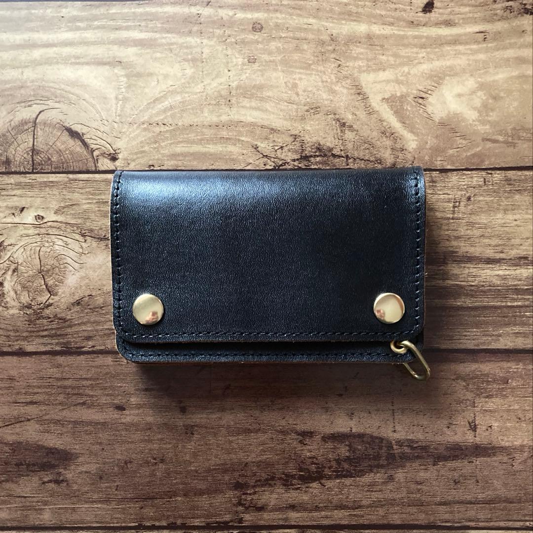 【Misaki483mm】トラッカーウォレット150【お札を折らずに収納】