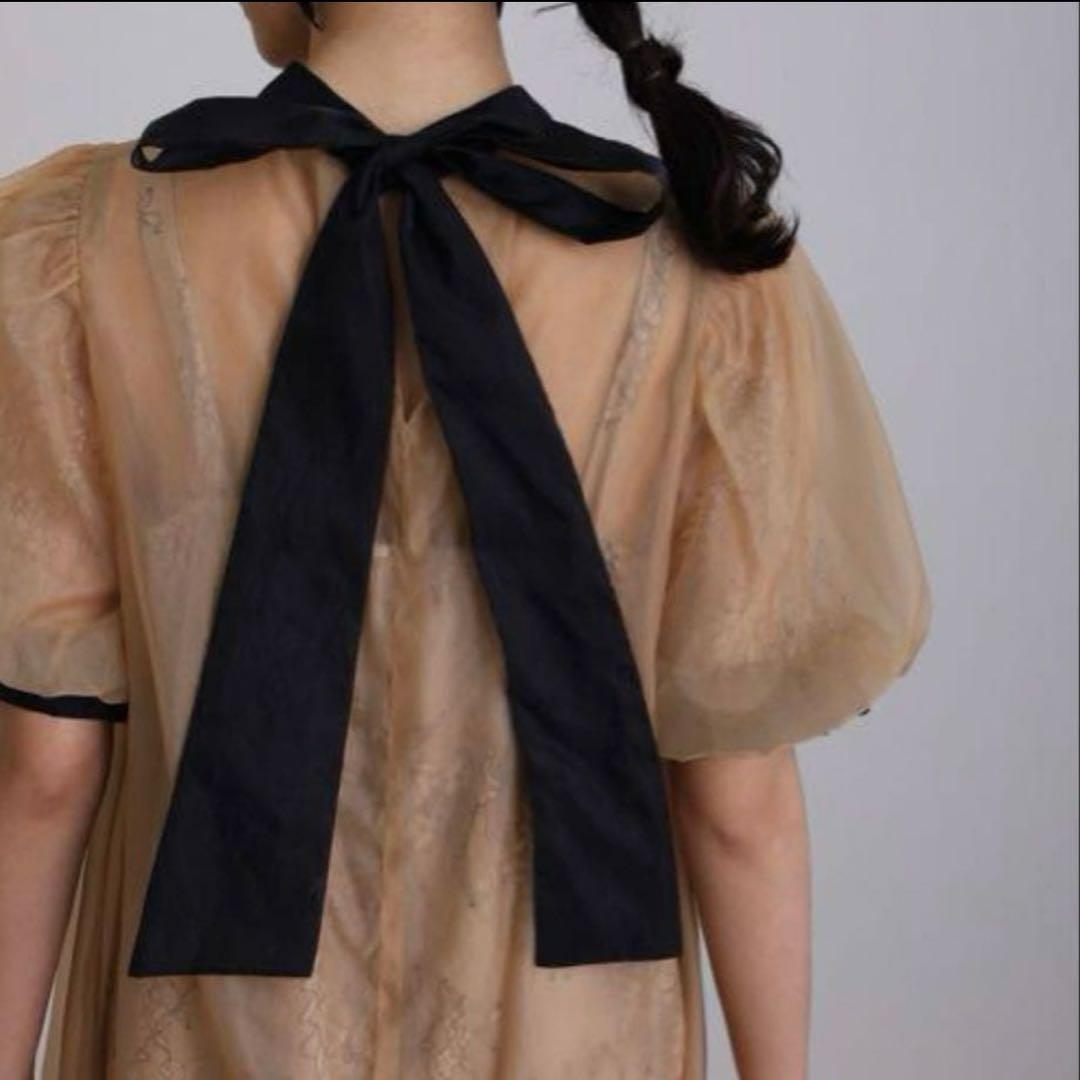 atlo オケージョンドレス　Aライン　マタニティ　オレンジ dollydoll