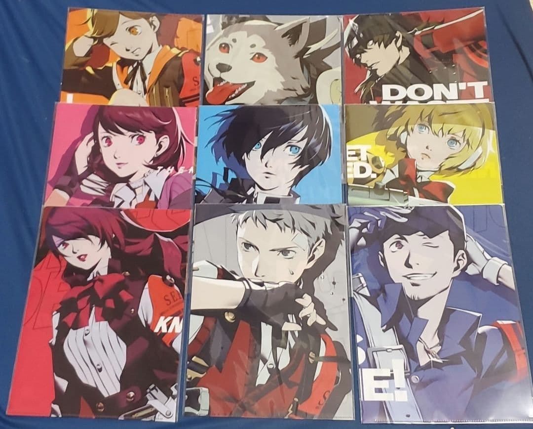 ペルソナ3 リロード クリアファイル 全種類セット コンプリート クリアファイル『ペルソナ3 リロード』01/集合デザイン(POP Art