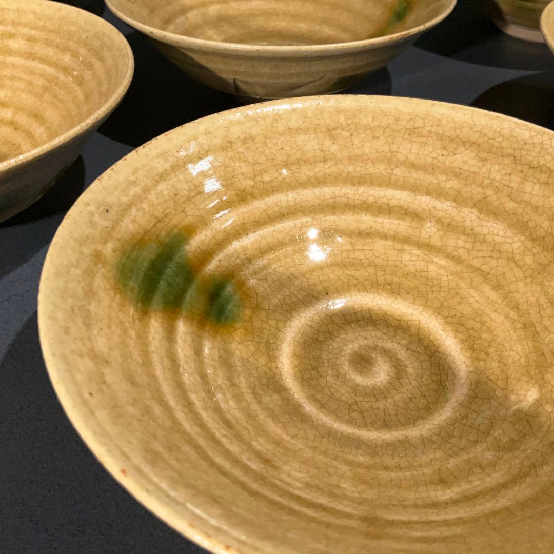茶道具】数茶碗20客 黄瀬戸平茶碗 竹仙 R1114お11 - winetouritalia.com