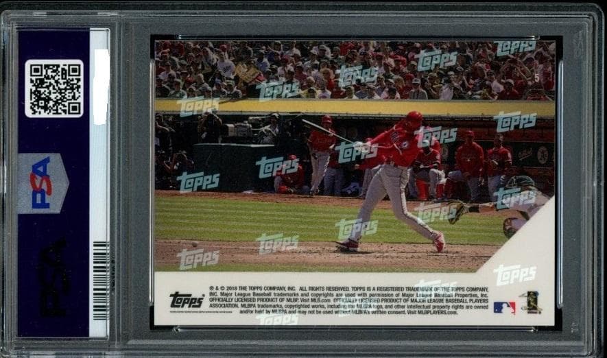 大谷翔平 大谷翔平 MLB初ヒット カード（英語版）PSA鑑定済(10点満点)