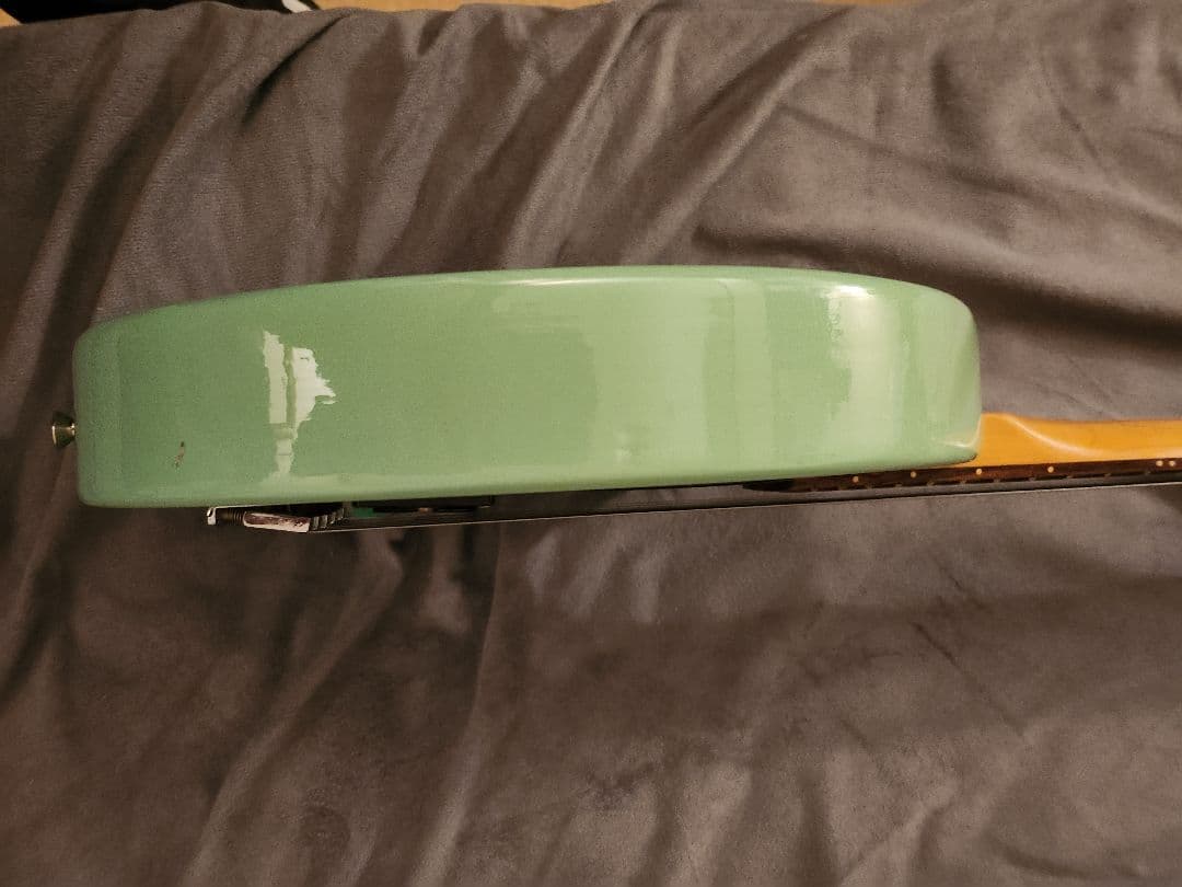 フェルナンデス ZO-3 グリーン アンプ内蔵ミニギター【ジャンク品】