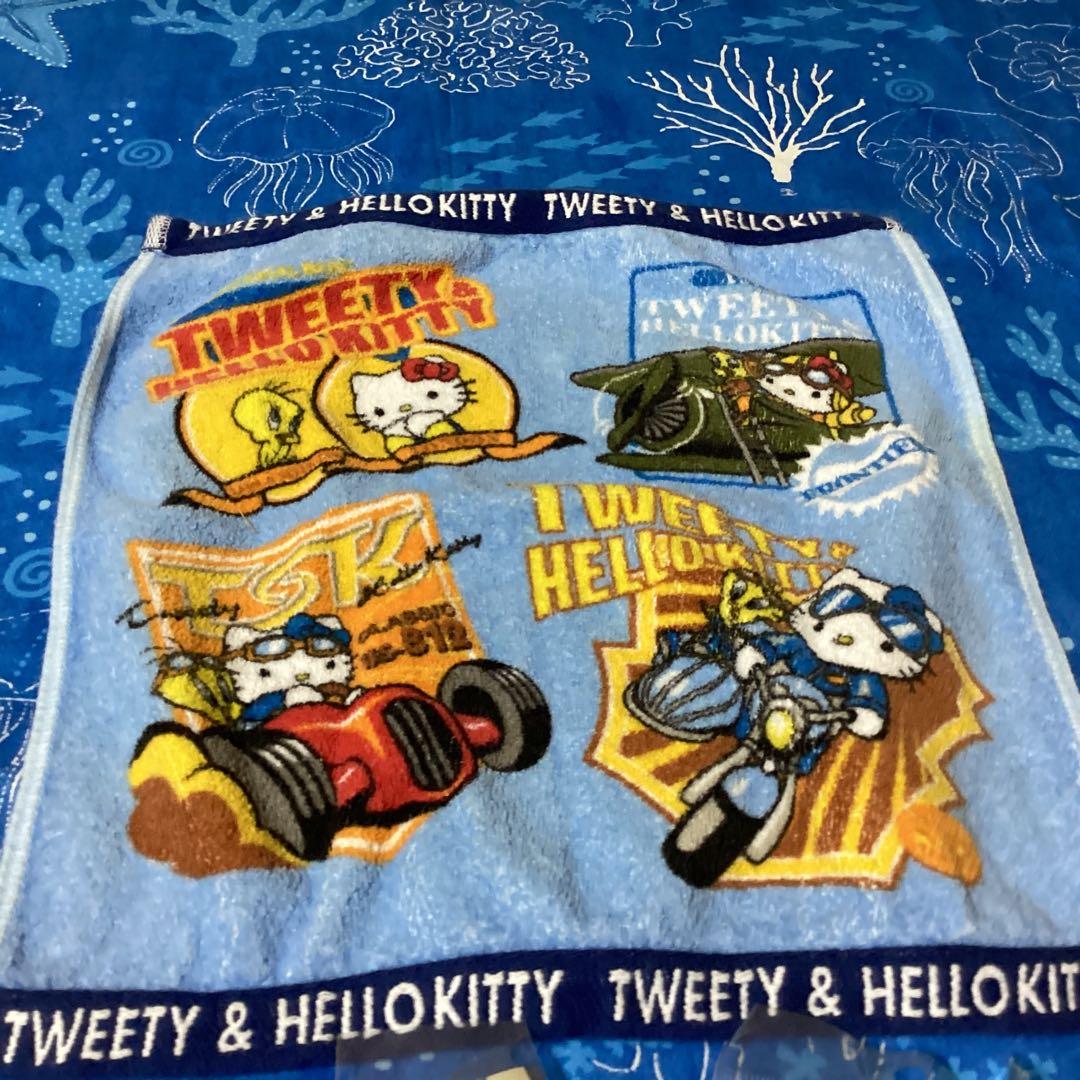 3432 トゥイーティー &ハローキティボールペン &ハンカチセット