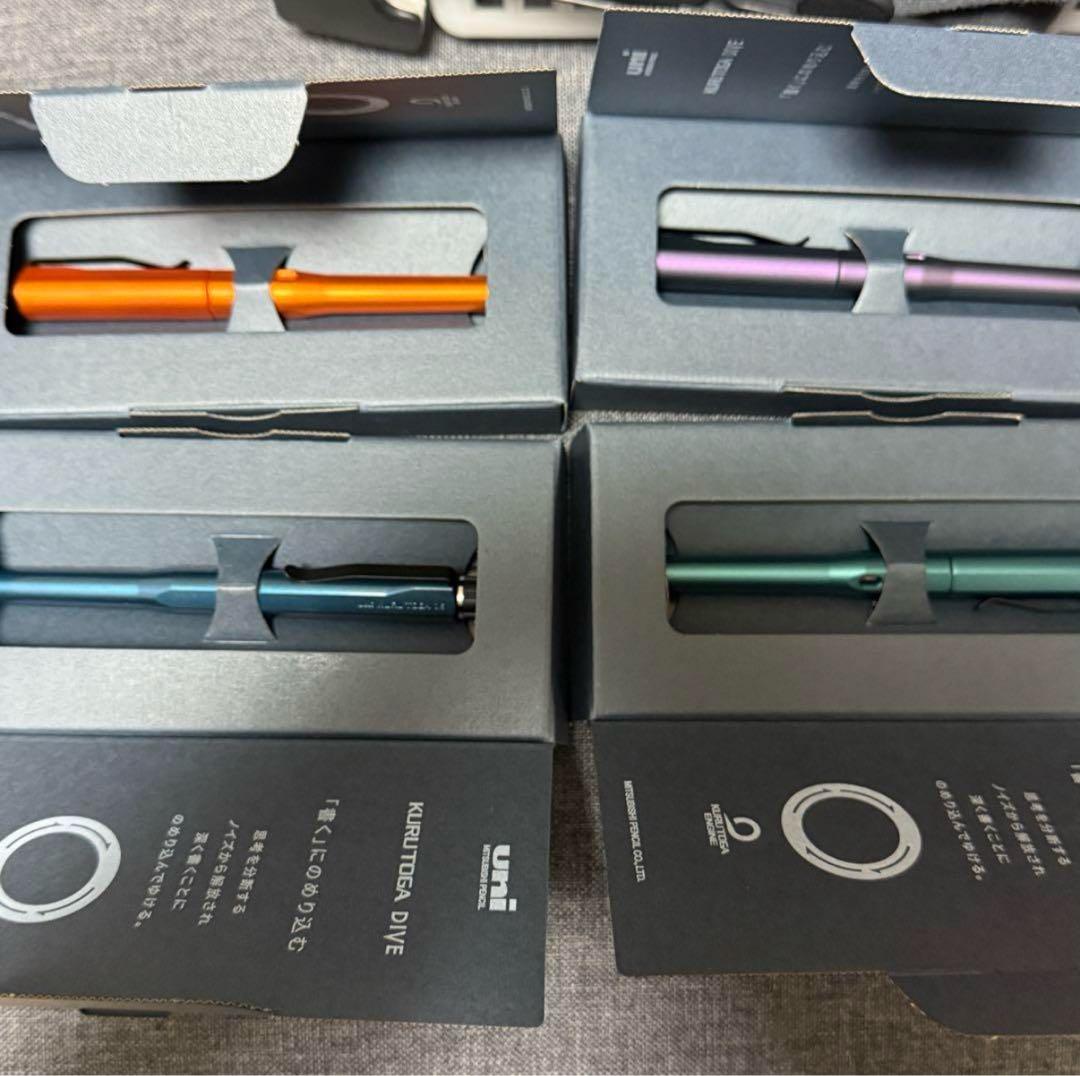 新品未使用クルトガダイブ3色セット KURUTOGA DIVE 三菱鉛筆