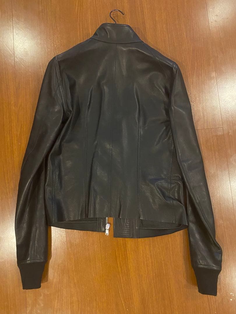 RICKOWENS リックオウエンス インターシャ レザージャケット