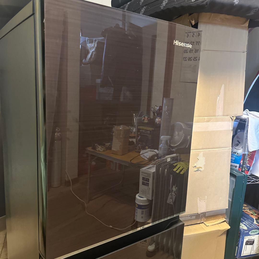 Hisense ブラウン 2ドア冷蔵庫