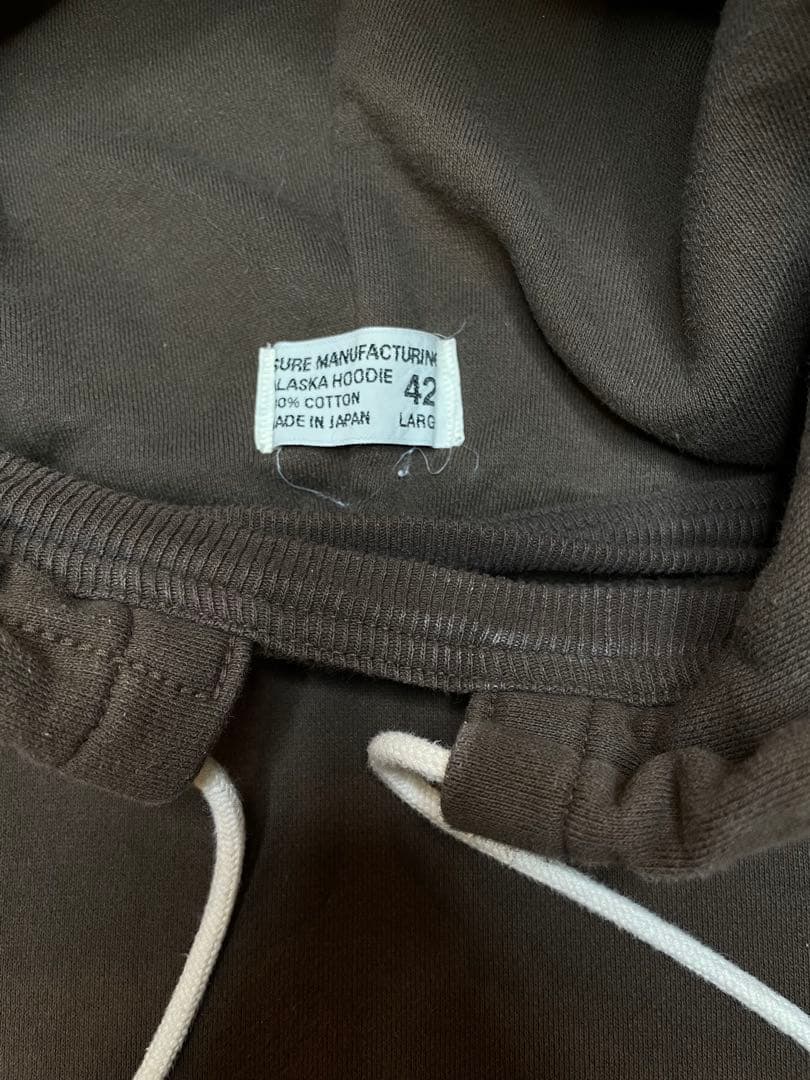 【TCB×SURE's】Alaska Hoodie ブラウン サイズ42
