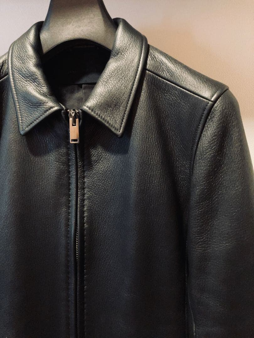 junhashimoto ジュンハシモト ZIP LEATHER SHIRTS junhashimoto ジュン