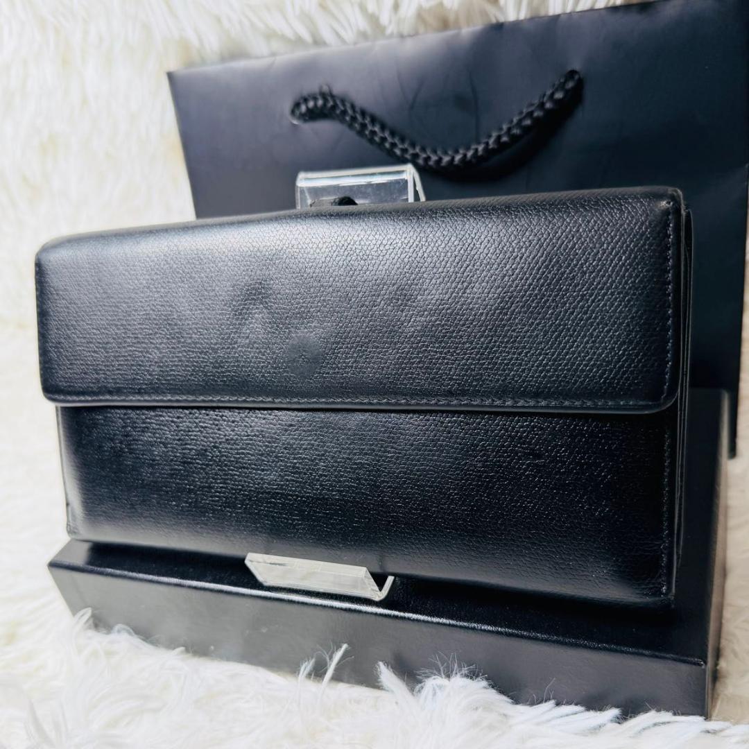 セール！】シャネル CHANEL 二つ折り長財布 ココマークスナップベルト付き