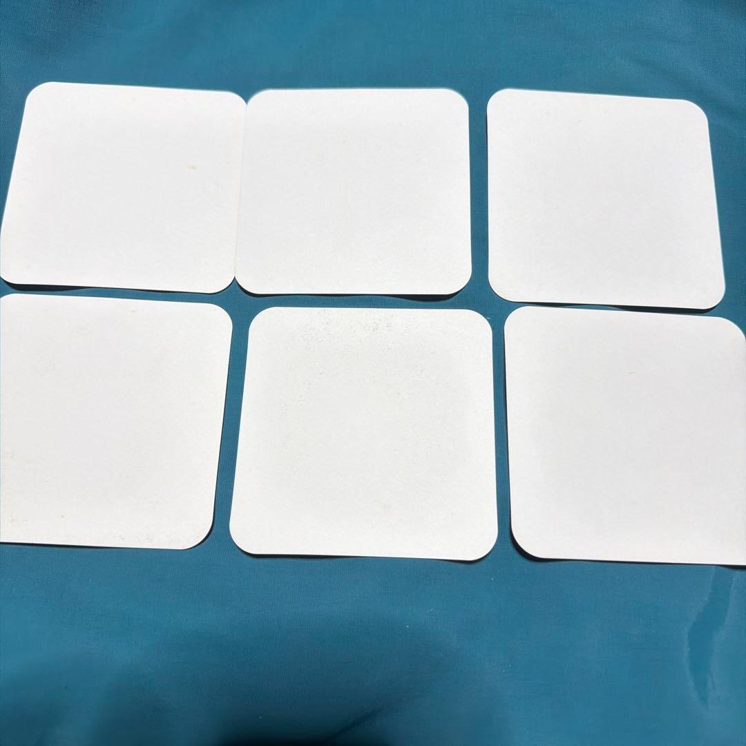 NARUTO展 うずまきナルト うちはサスケ 春野サクラ 6枚セット コースター